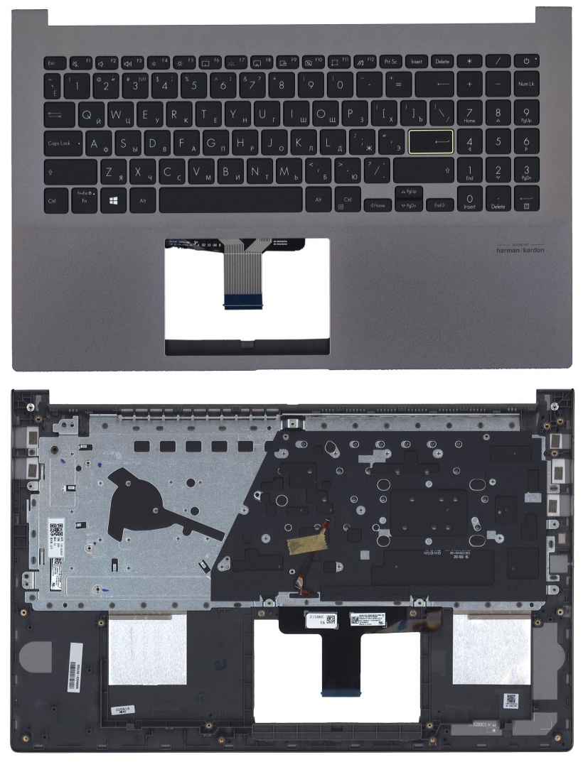 Клавиатура для ноутбука Asus Vivobook X521 топкейс