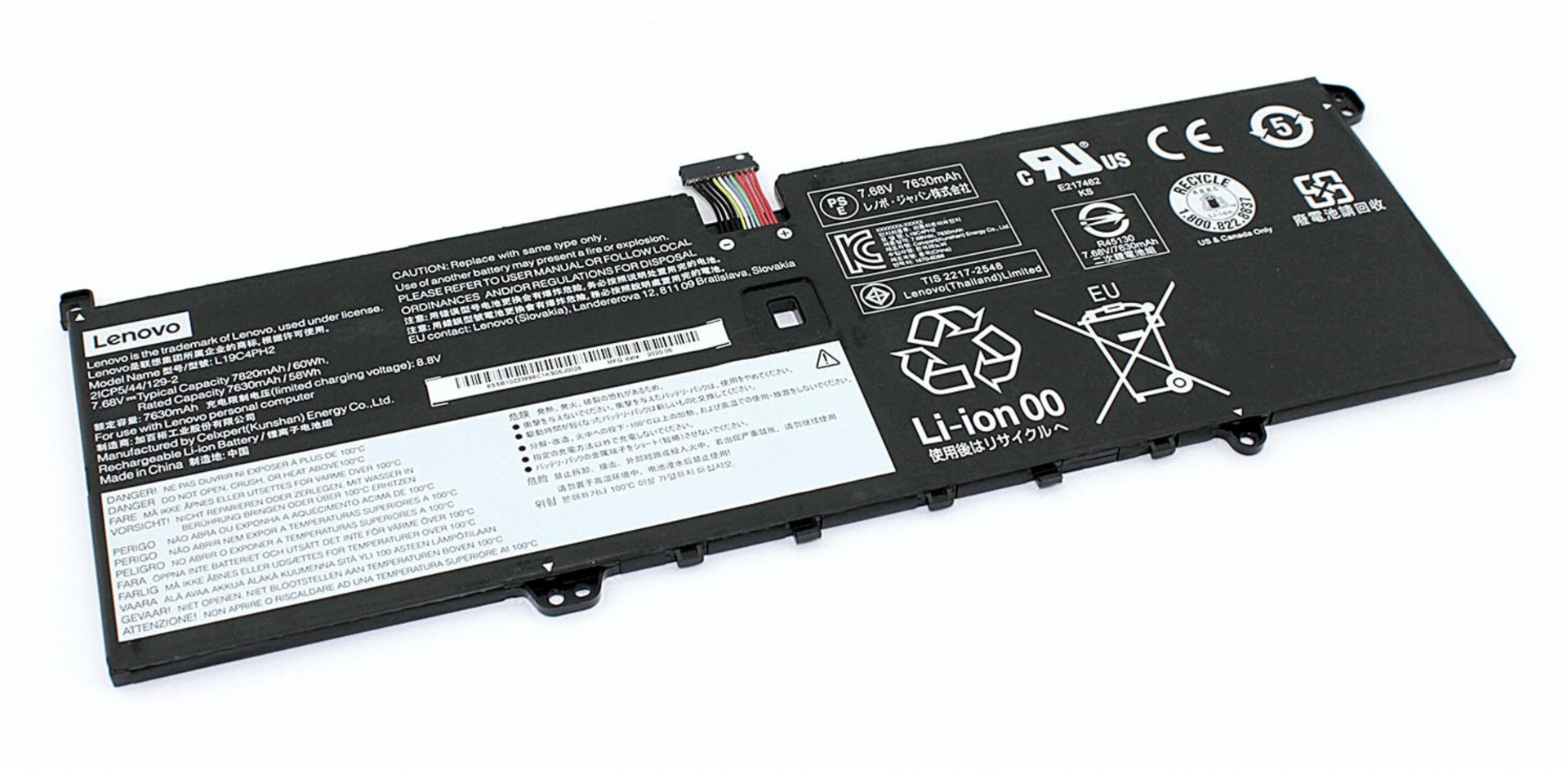 Аккумулятор Lenovo Yoga C950 7.68V, 7800mAh, Original
