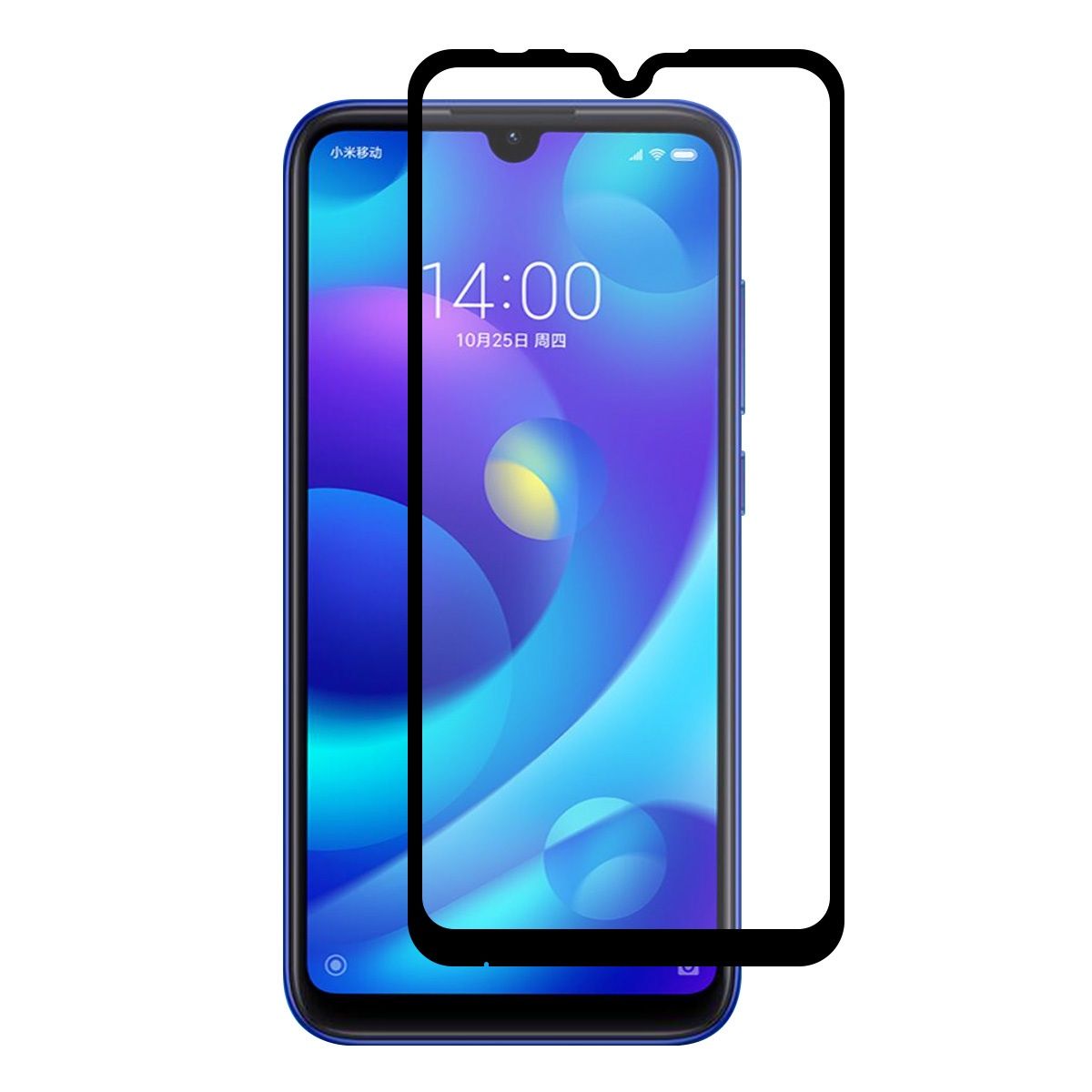 Защитное стекло 5D во весь экран Xiaomi Mi Play