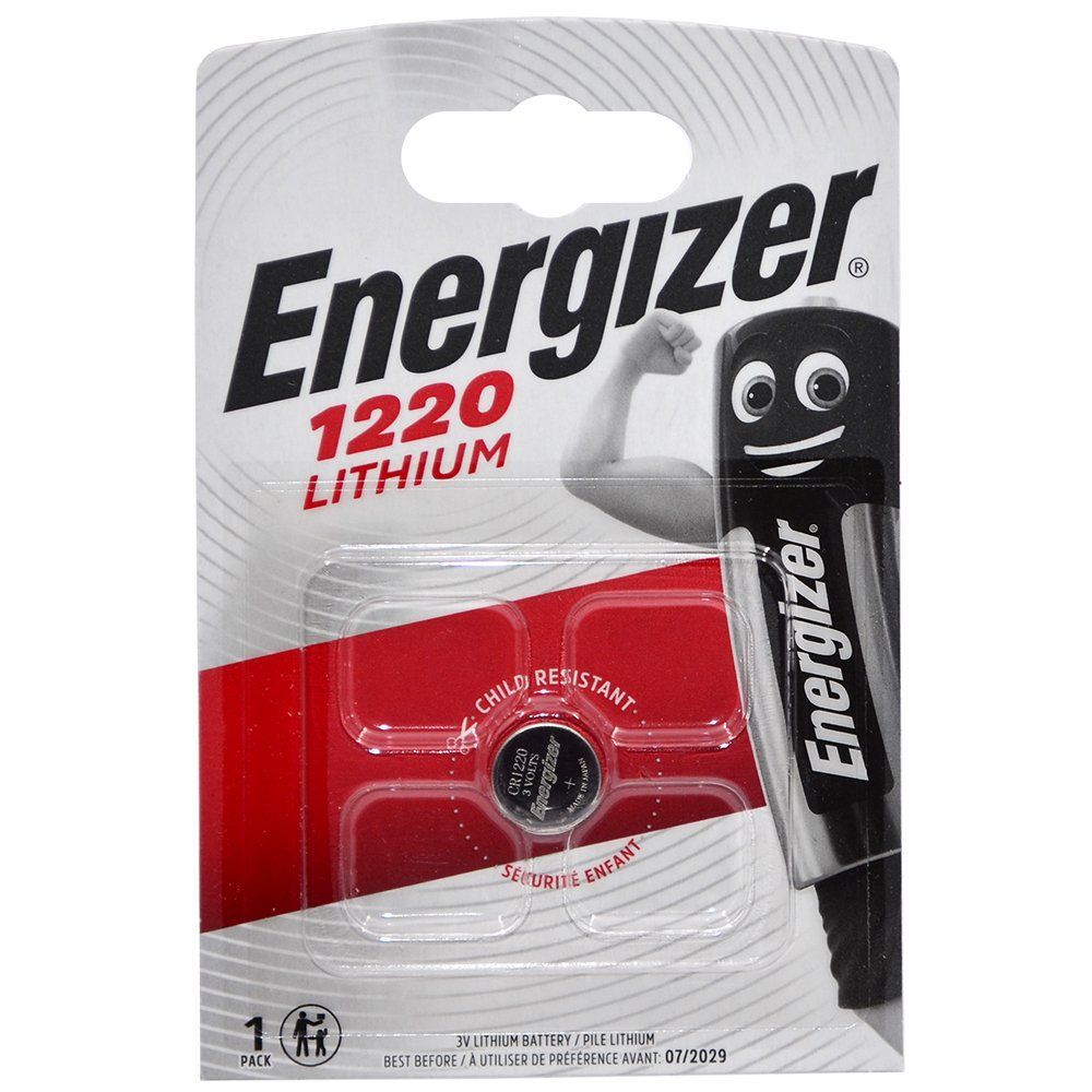 Элемент питания литиевый Energizer CR1220 (блистер/1шт)