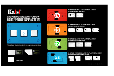 Набор трафаретов Kaisi для iPhone X 11/12/13/14