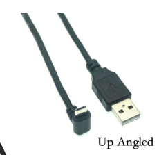 Кабель USB  Type A на Micro USB угол вверх 1 м