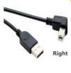 Кабель USB  2.0 на  USB-B угол вправо 1 м