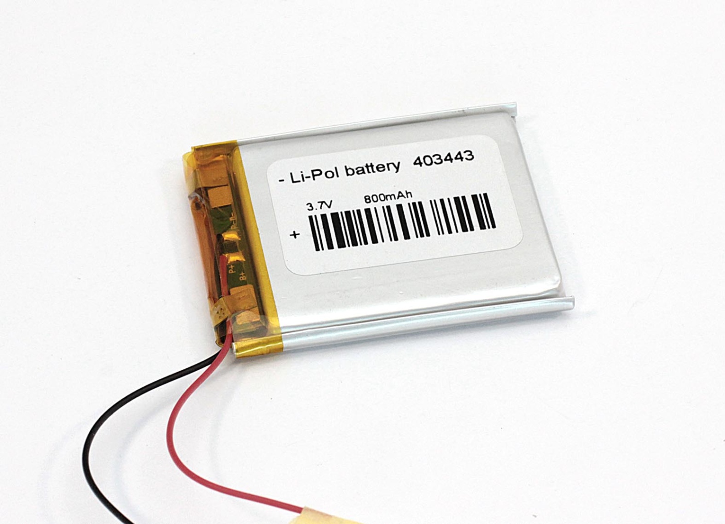 Аккумулятор Li-Pol (батарея) 4*34*43мм 2pin 3.7V/430mAh