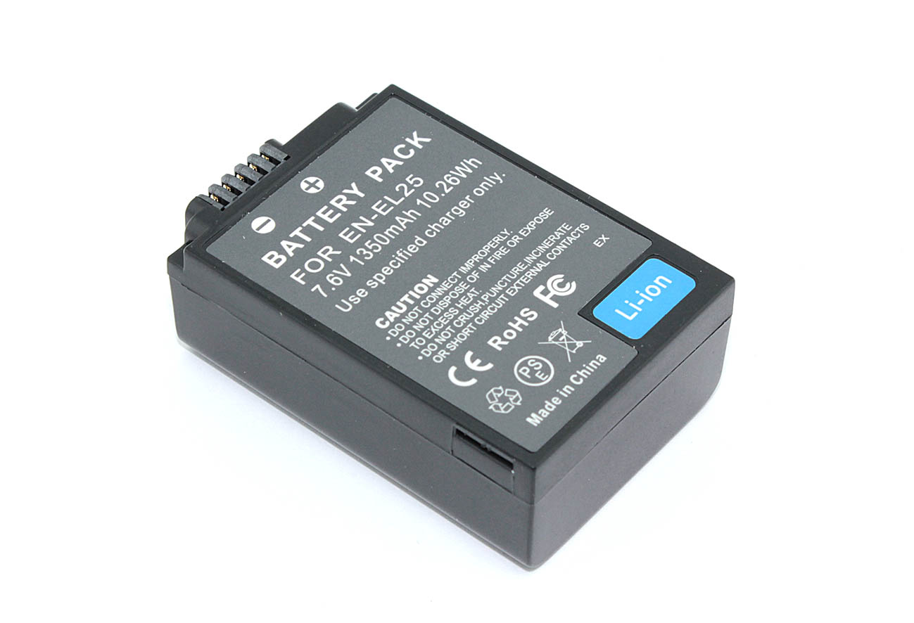 Аккумуляторная батарея для фотоаппарата Nikon Z50, Z50 ZFC (EN-EL25) 7.6V 1350mAh Li-ion