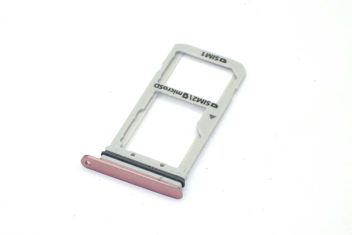 Лоток для SIM-карты Samsung Galaxy S7 Edge (G935F) розовый