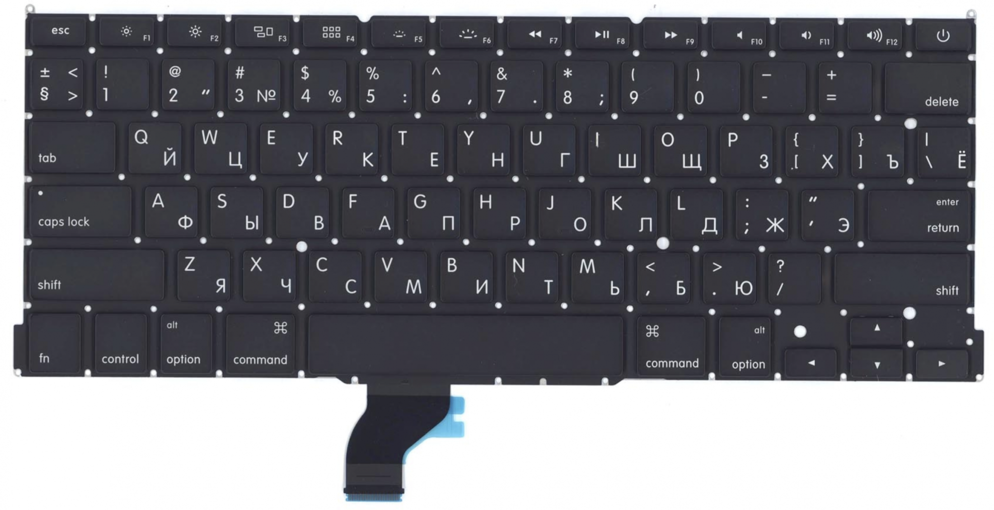 Клавиатура MacBook Pro 13" Retina A1502 2013+ плоский Enter