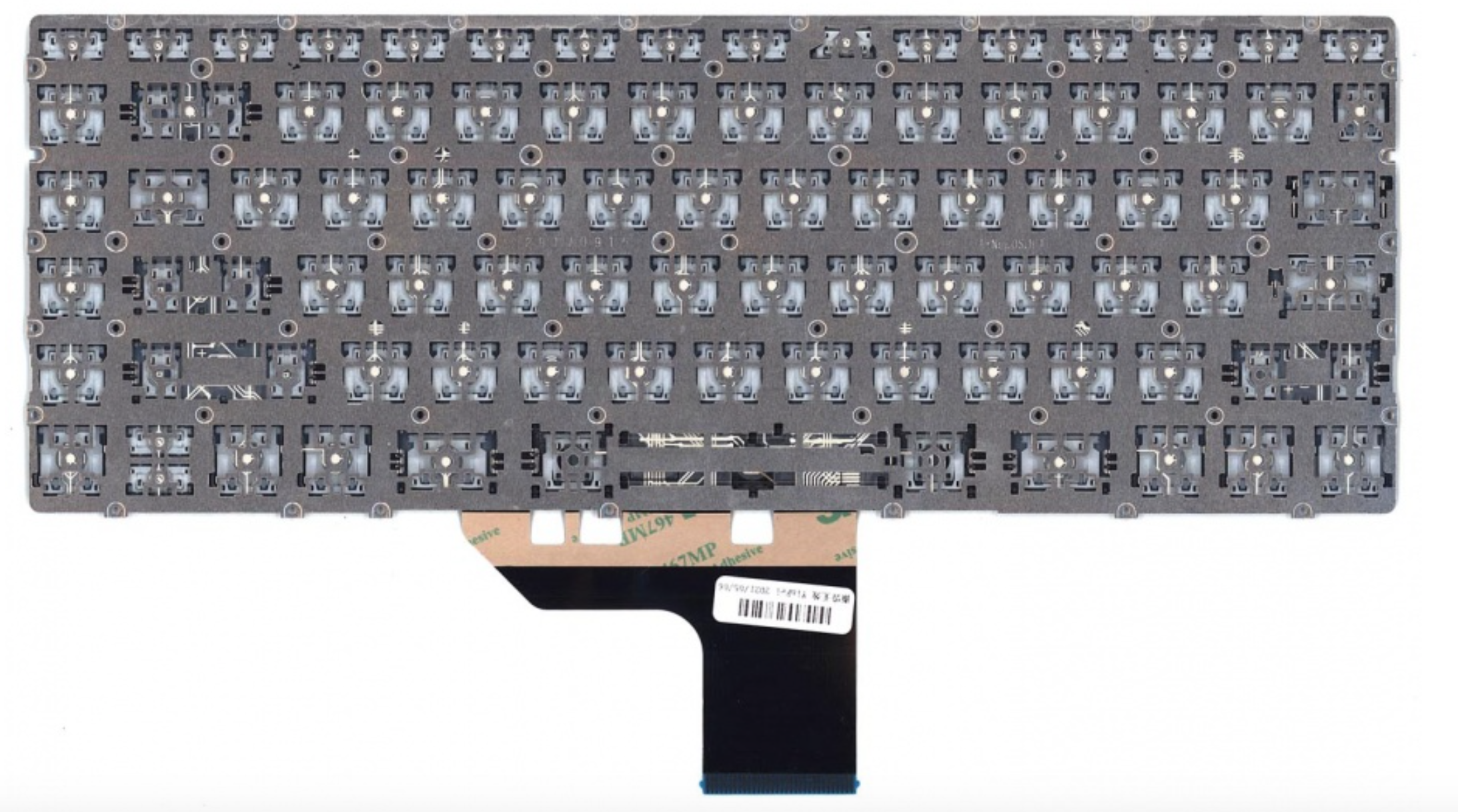 Клавиатура HP Spectre x360 15-bl101ur серебристая, с подсветкой, OEM