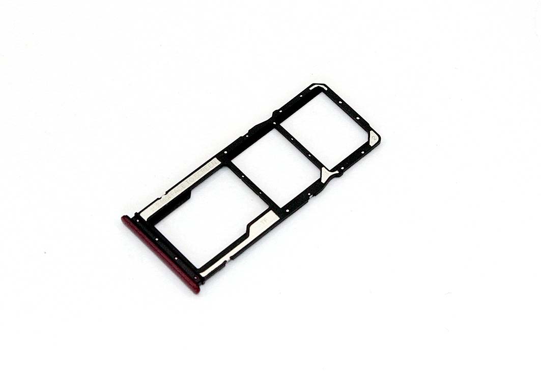 Лоток для SIM-карты Xiaomi Redmi 8 красный