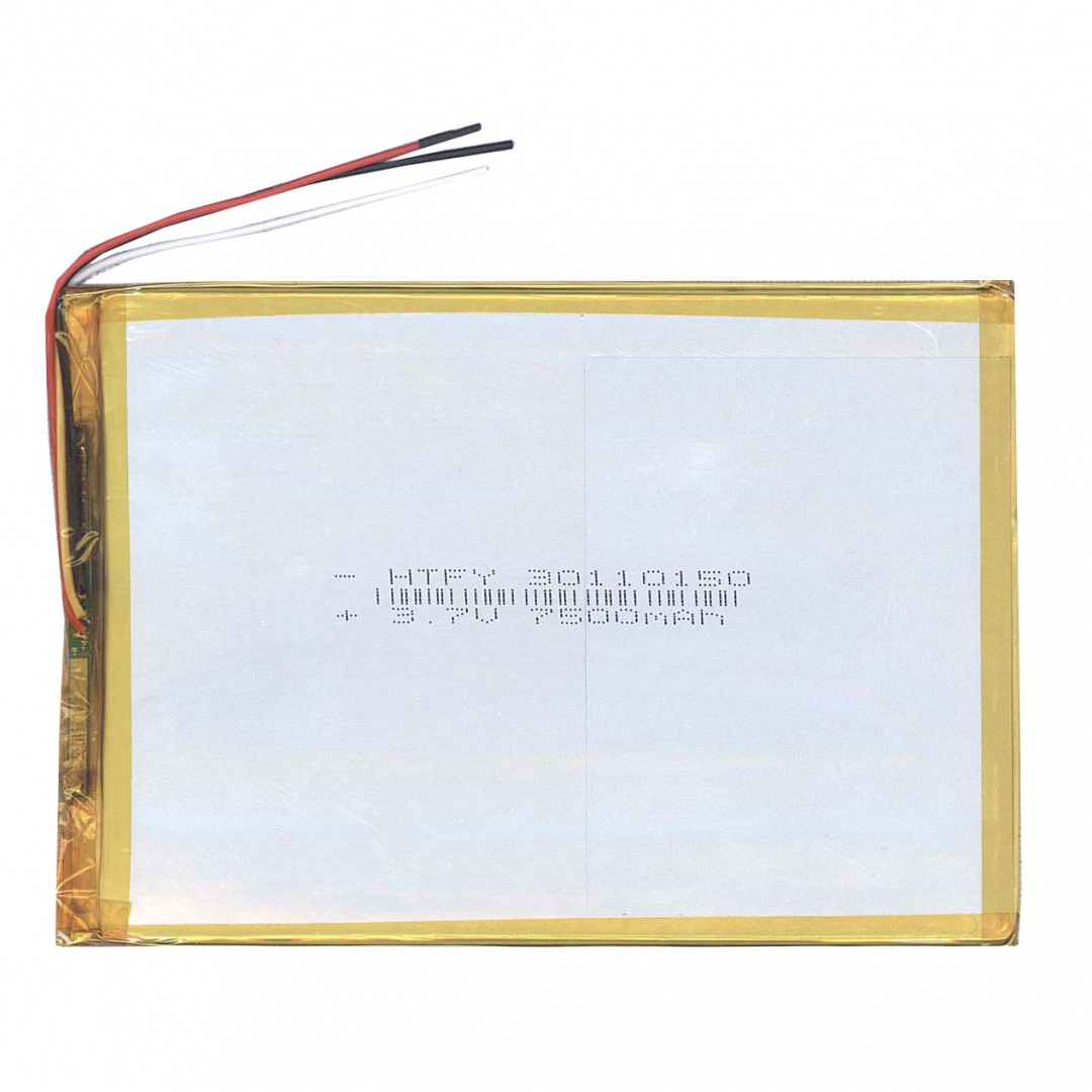 Аккумулятор Li-Pol (батарея) 3*110*150мм 3pin 3.7V/7500mAh