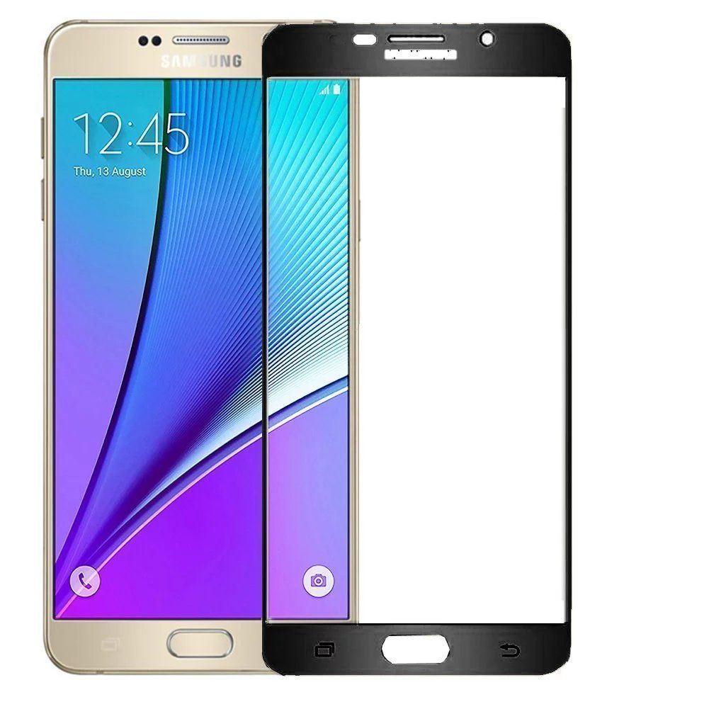 Защитное стекло 3D во весь экран Samsung Galaxy A7 2016