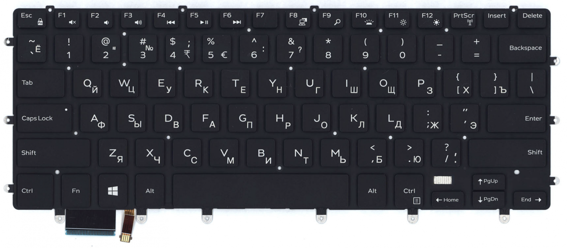 Клавиатура DELL l XPS 15 9550 с подсветкой, OEM