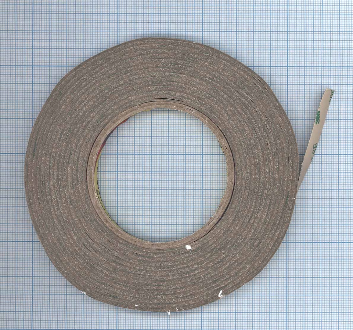 Скотч 3M 300LSE двухсторонний, прозрачный, ширина 10мм, длина 55м