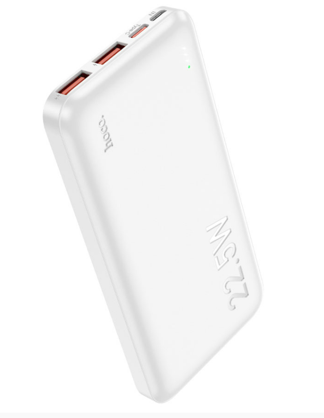 Внешний аккумулятор Powerbank HOCO J101 Astute, 10000mAh белый