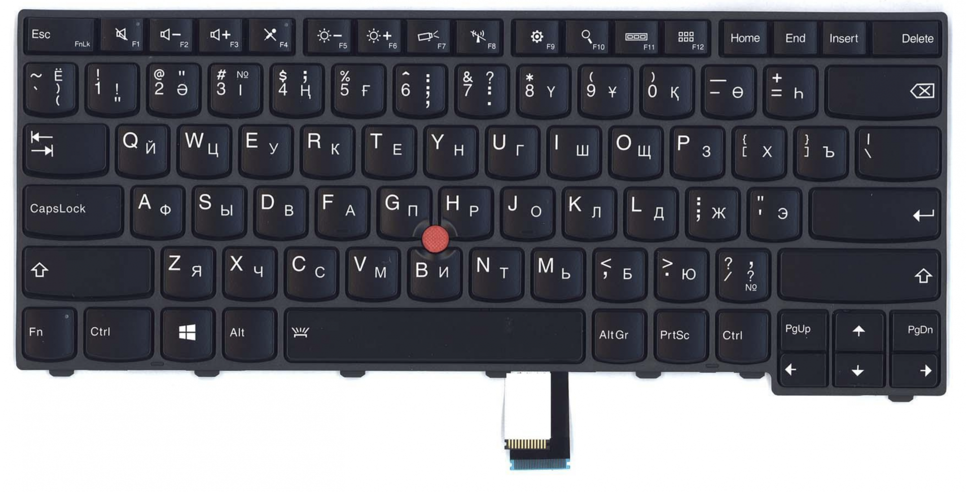 Клавиатура Lenovo ThinkPad T440 с подсветкой, OEM