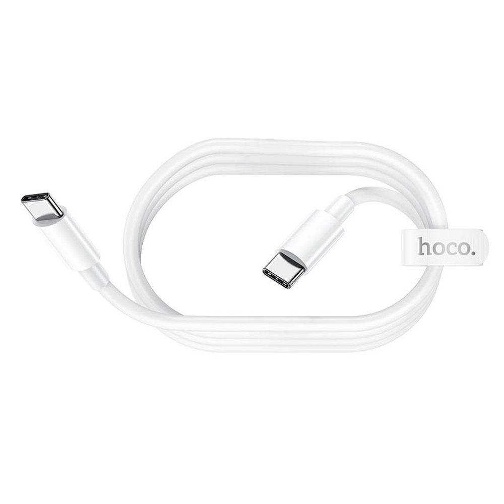 Кабель USB TYPE-C - TYPE-C HOCO X51 белый (2м)