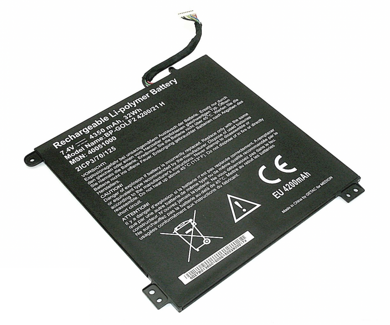 Аккумулятор Acer One Cloudbook11 7.4V, 4350mAh, Original