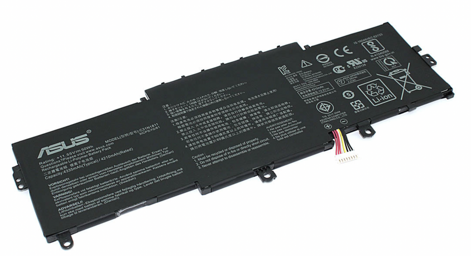 Аккумулятор Asus Zenbook 14 UX433FN-3B 11.55V, 4335mAh, Original