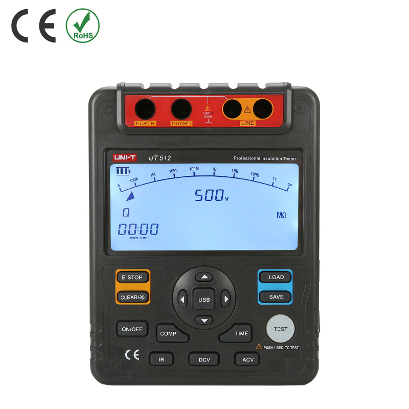 Тестер сопротивления изоляции UNI-T UT512