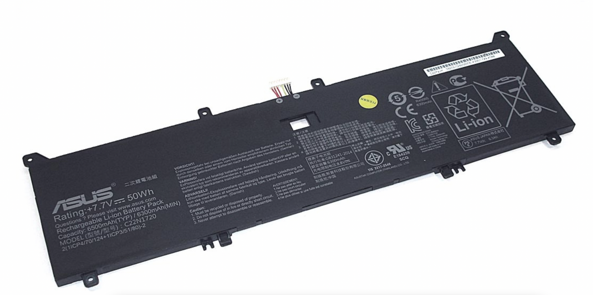 Аккумулятор ASUS ZenBook S UX391U 7.7V, 50Wh, Original