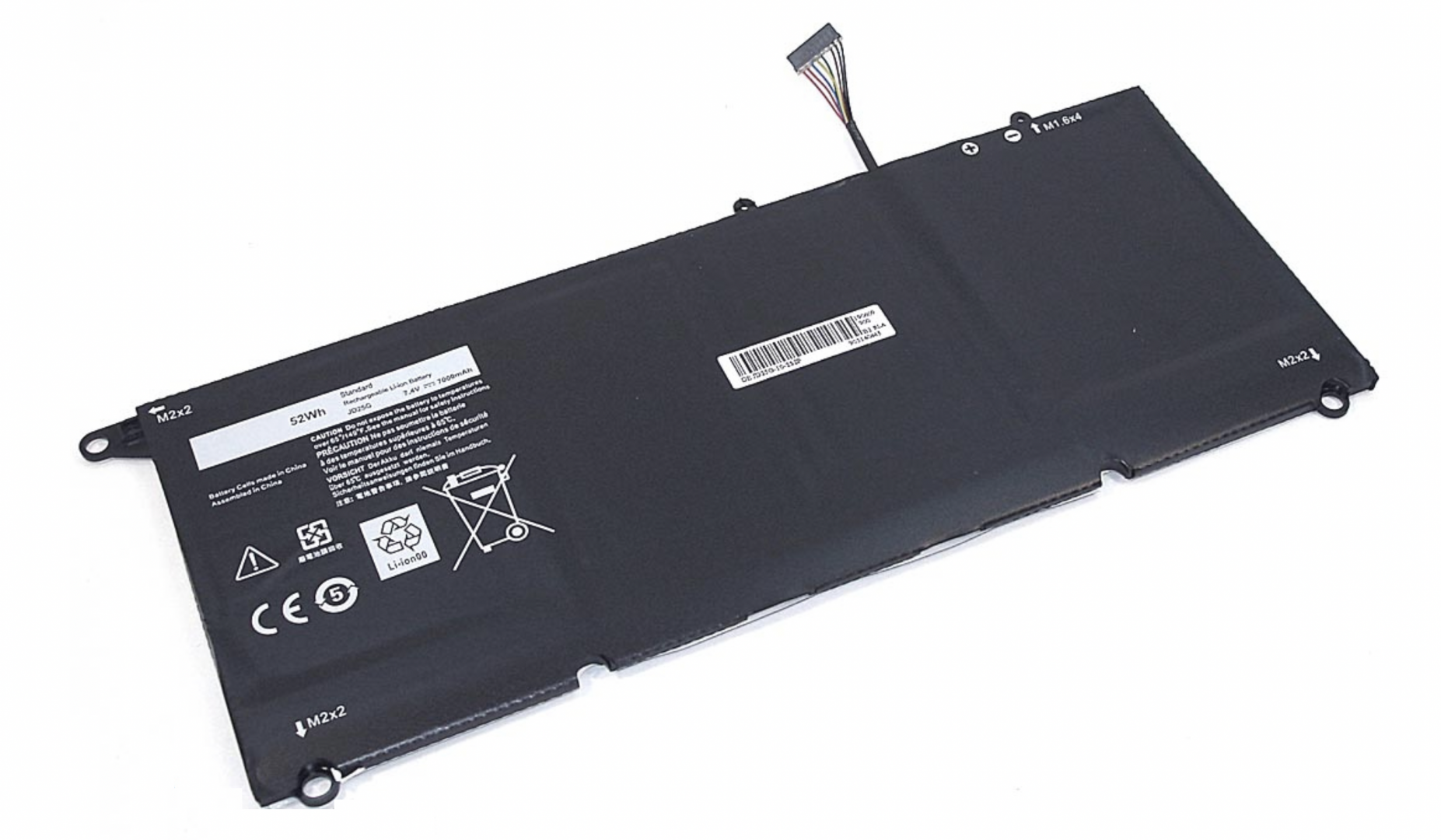 Аккумулятор DELL XPS 13 7.4V, 52Wh, OEM