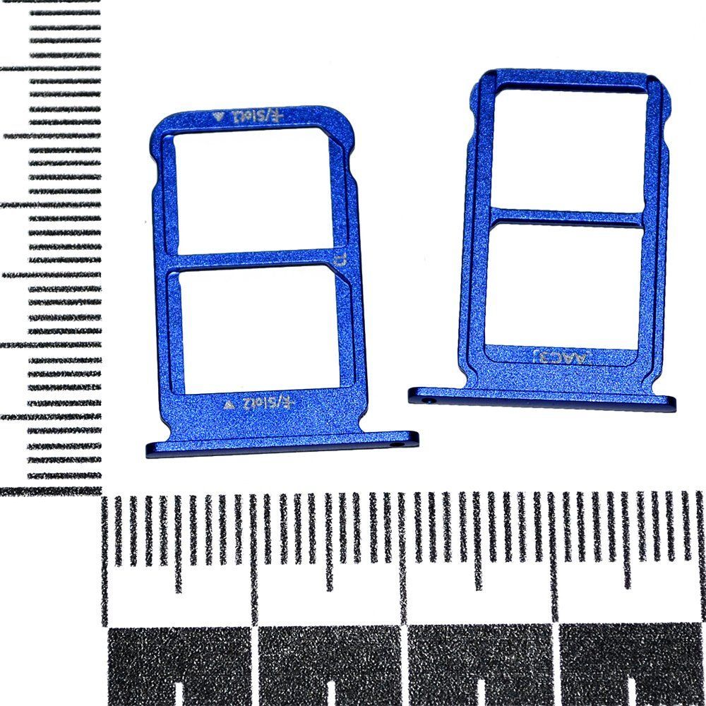 Держатель сим-карты Honor 10 синий orig Factory