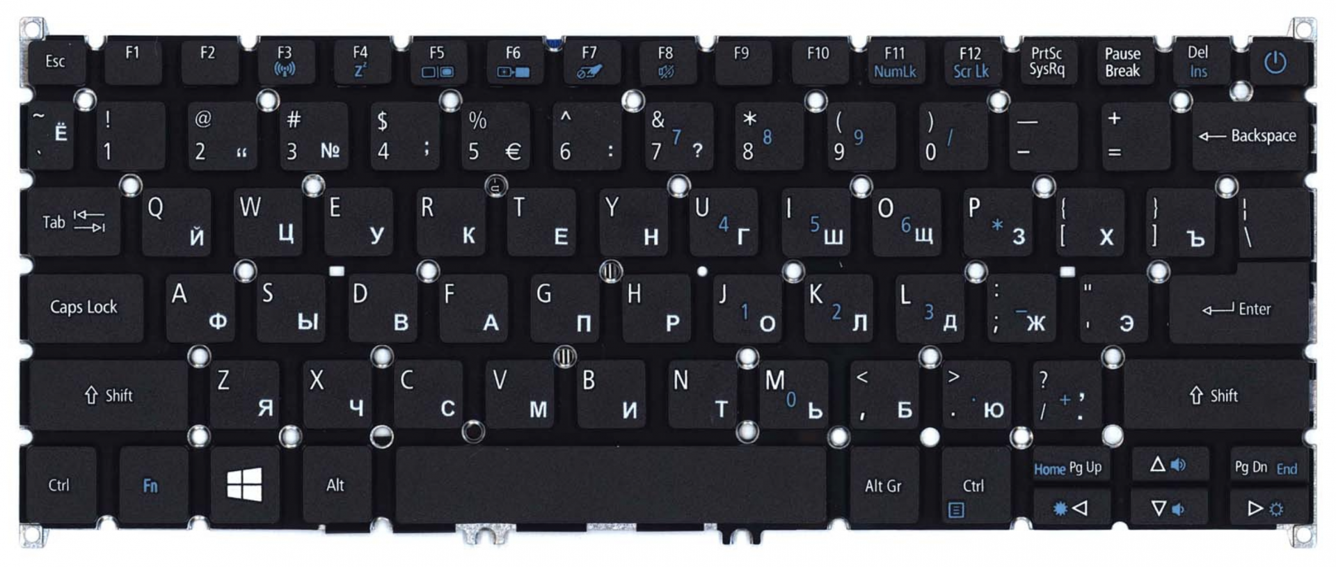 Клавиатура Acer Aspire ES1-132 OEM