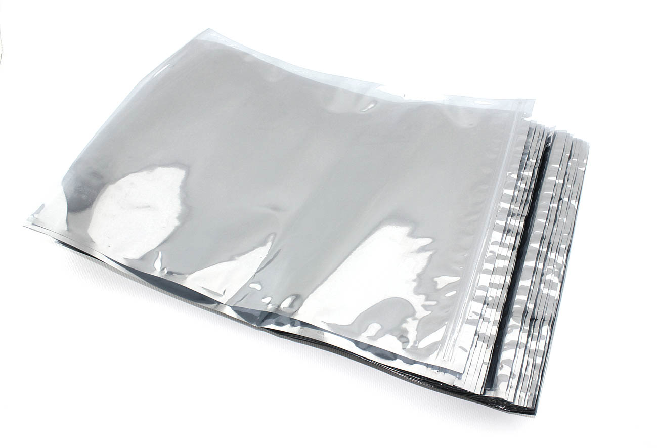 Упаковка 100 шт. антистатических пакетов с зип-локом 29x40см