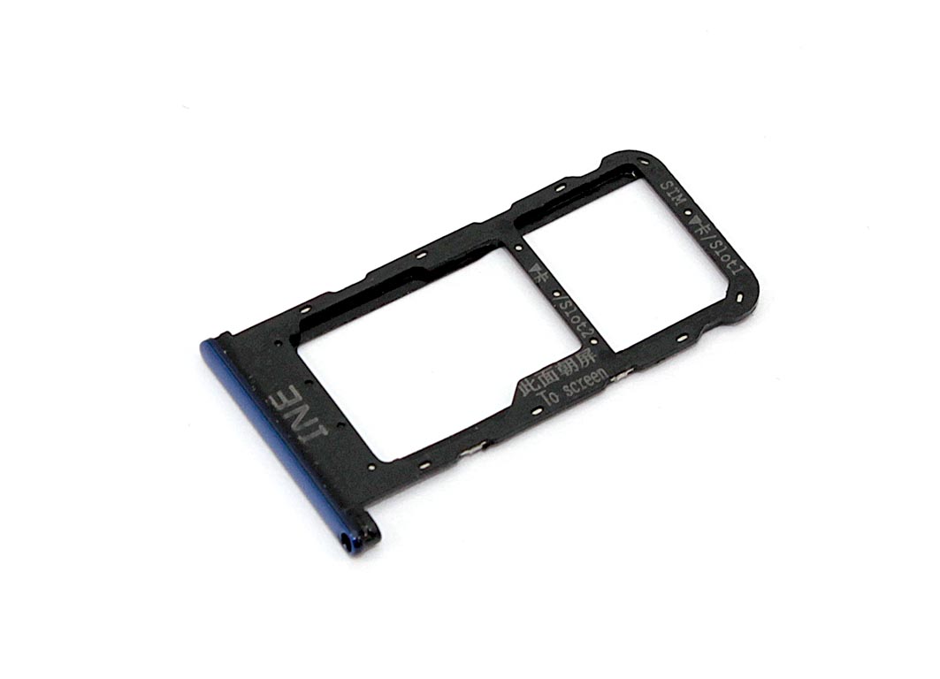 Лоток для SIM-карты Huawei P Smart Plus синий