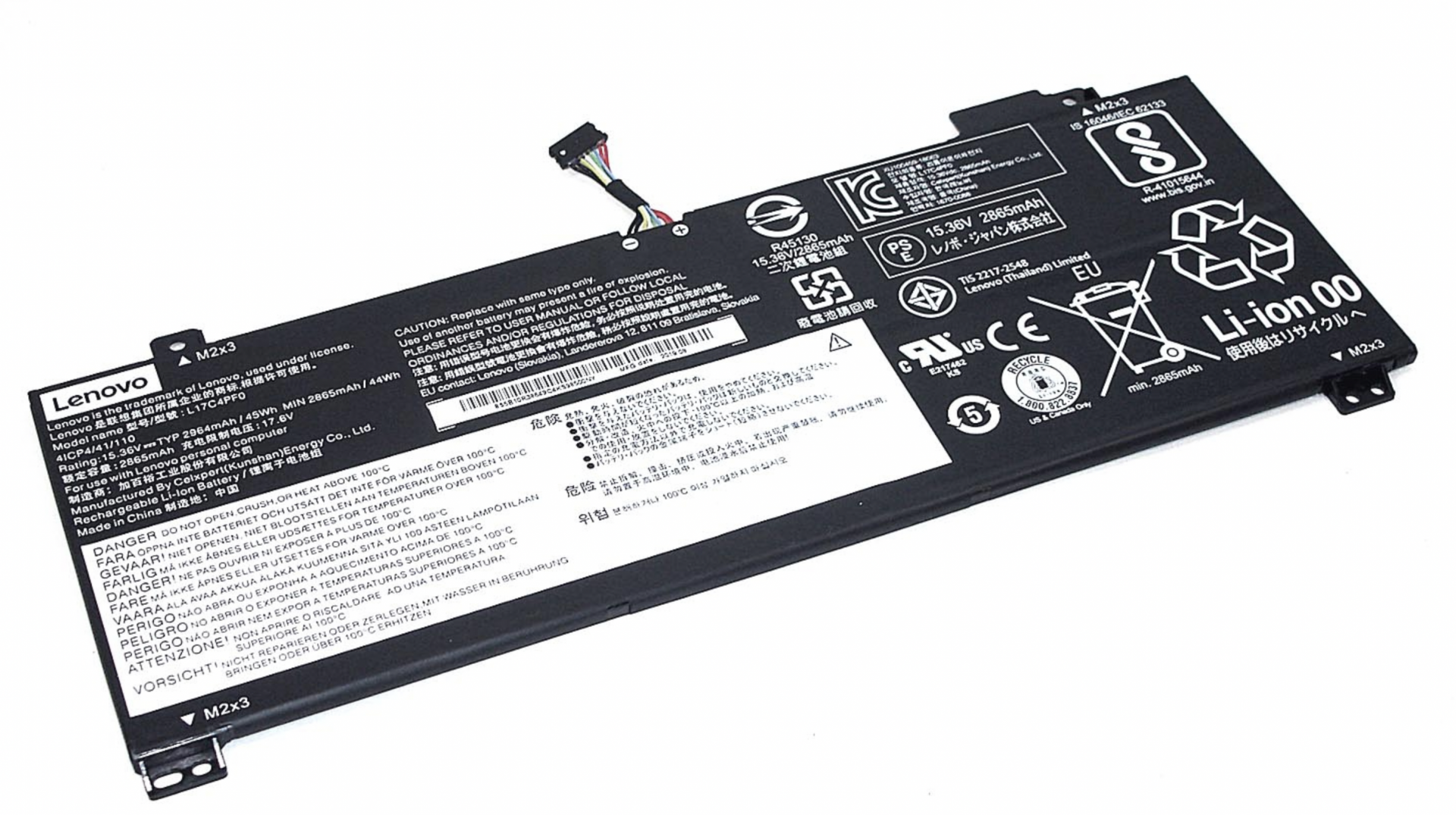 Аккумулятор Lenovo Xiaoxin Air 13 15.36V, 2965mAh, Original