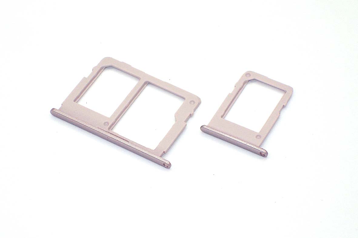 Лоток для SIM-карты Samsung Galaxy J7/J5 (J730F/J530F) розовый