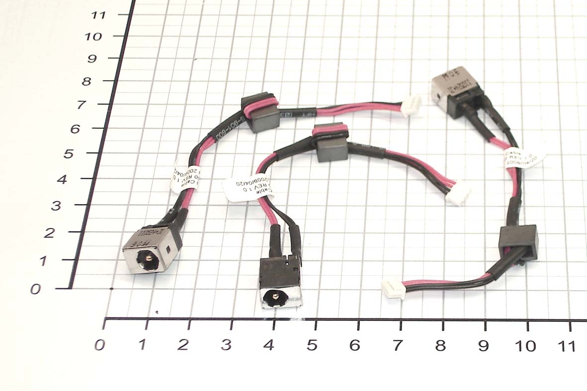 Разъем для ноутбука HY-DE011 Dell Mini 9 (910),10 (1010) с кабелем