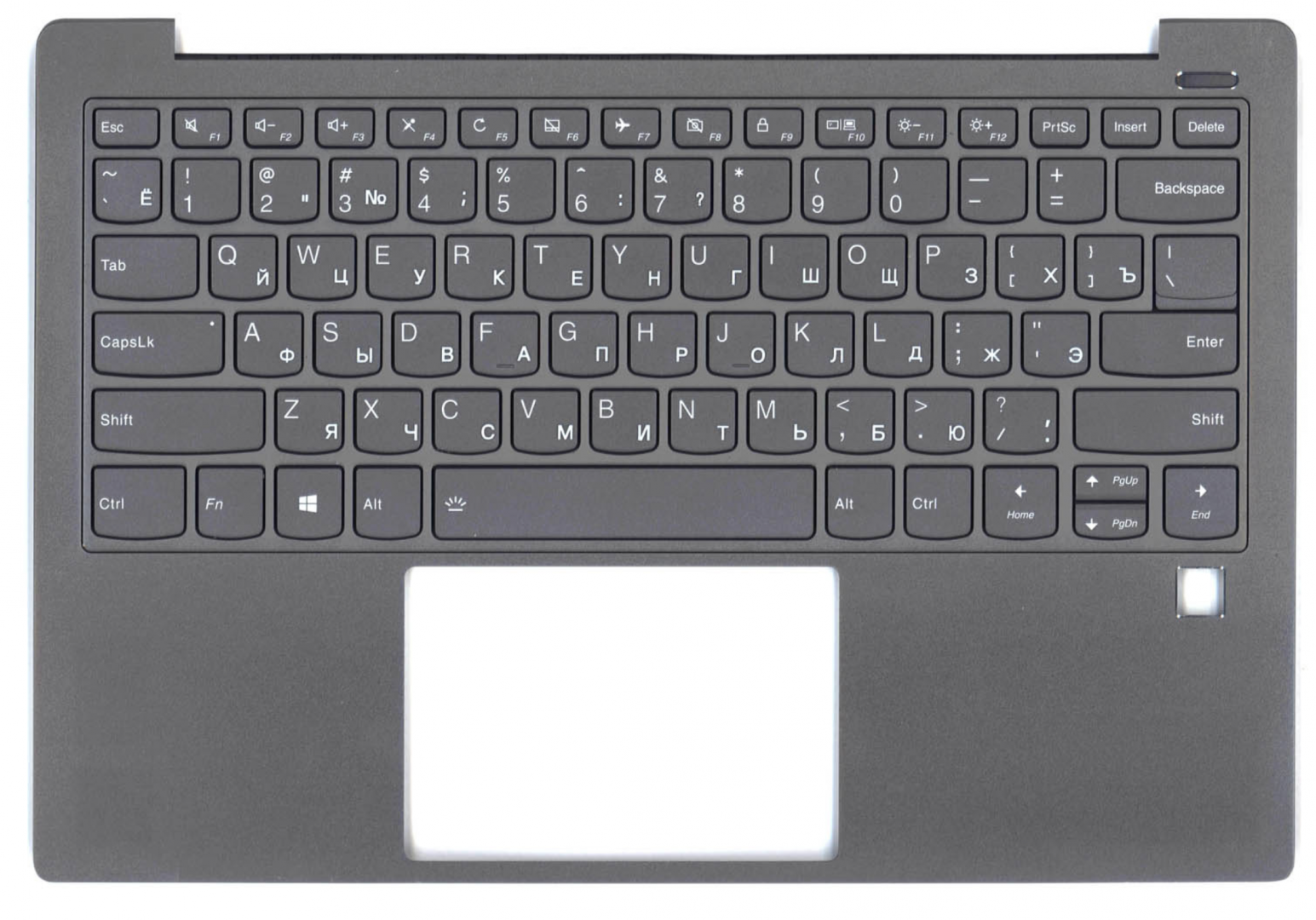 Топкейс в сборе с клавиатурой Lenovo Yoga 730-13IKB с подсветкой, OEM