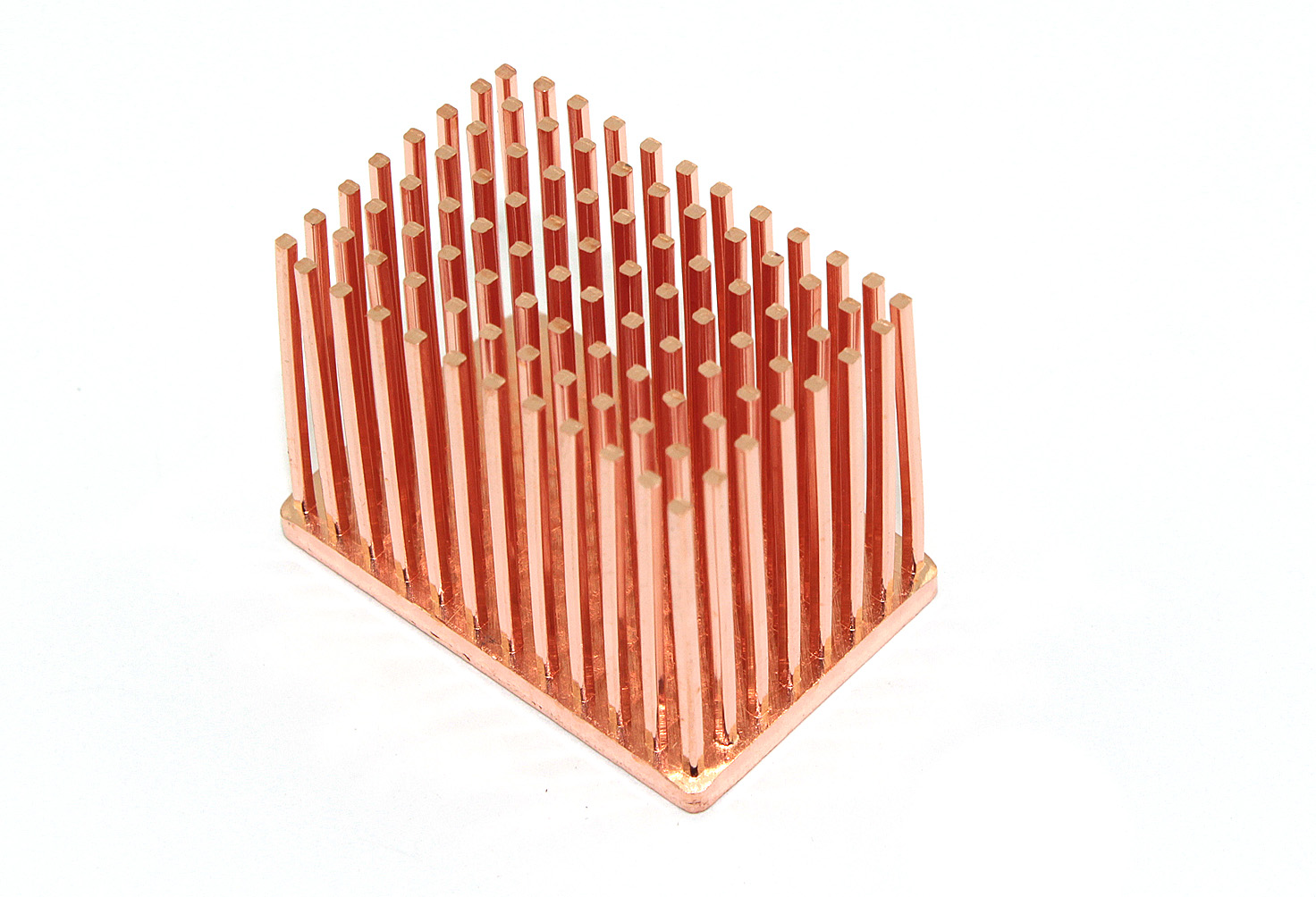 Медный  радиатор 30х20х20 мм