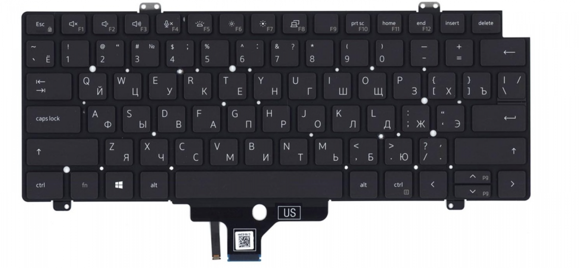 Клавиатура Dell Latitude 9510 2-in-1 OEM