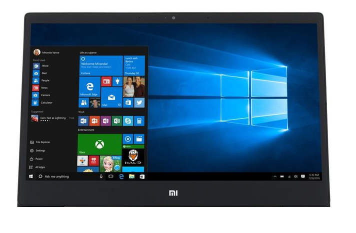 Экран в сборе (крышка, дисплей, шлейф) Xiaomi MI AIR 12.5