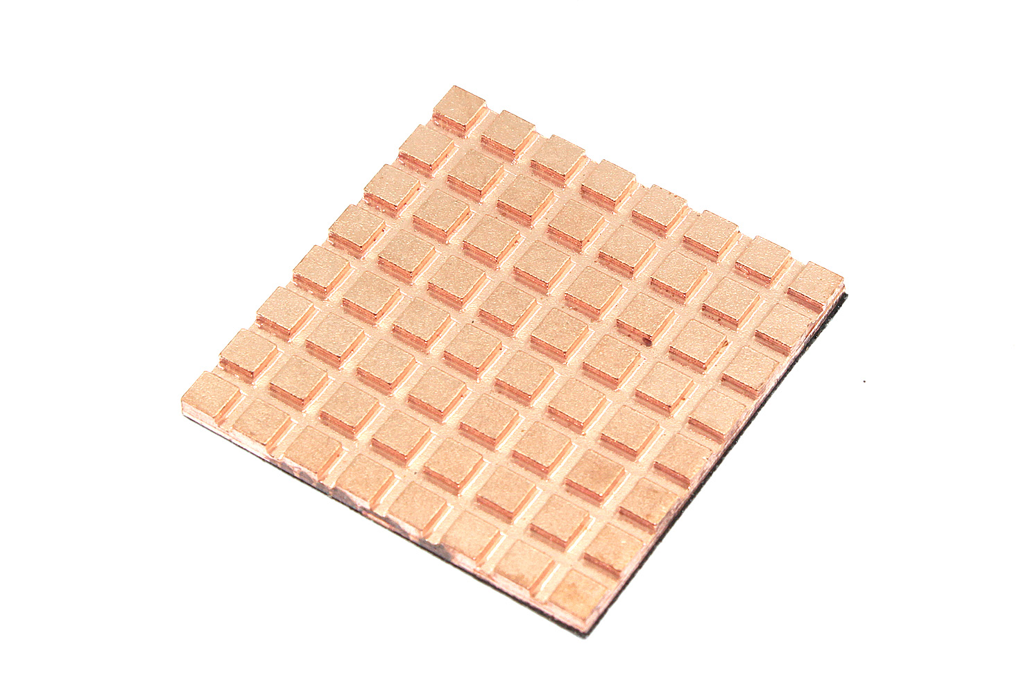 Медный радиатор 35х35х2мм с термоскотчем 3M 9448A