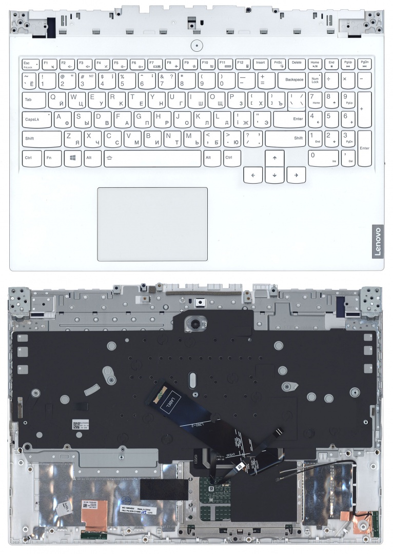 Клавиатура для ноутбука Lenovo Legion 5-15ACH6H топкейс