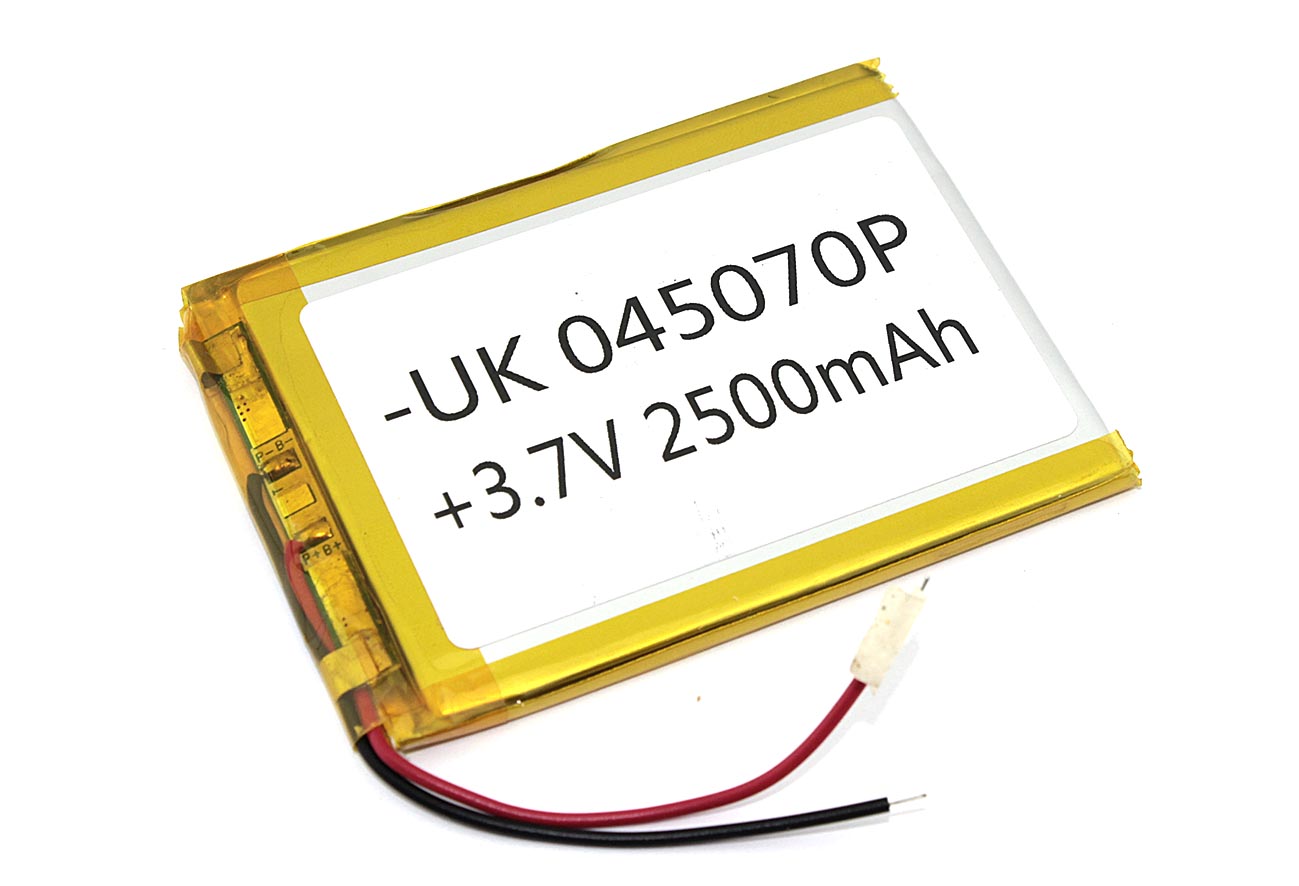 Аккумулятор Li-Pol (батарея) 4*50*70мм 2pin 3.7V/2500mAh