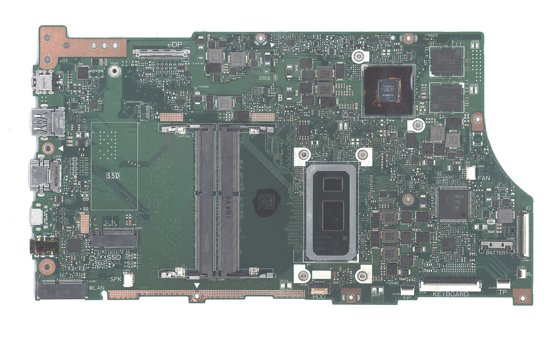 Материнская плата для Asus X530FN I7-8565U