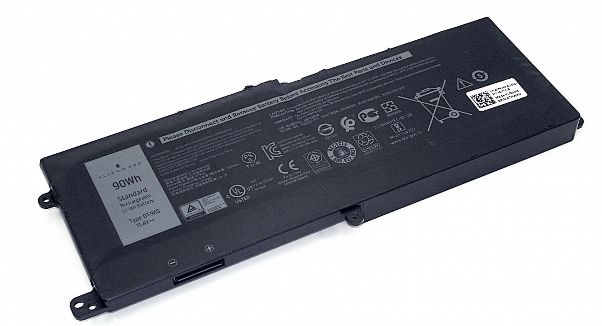 Аккумулятор Dell Alienware ALWA51M-D1766W 11.4V, 7890mAh, Original