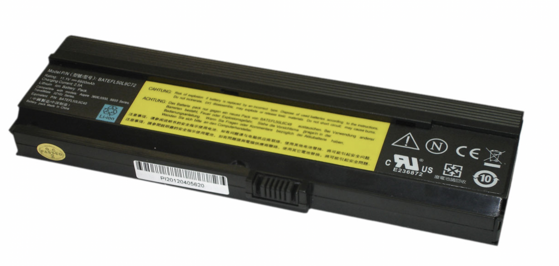 Аккумулятор Acer Aspire 3680 11.1V, 6600mAh, OEM