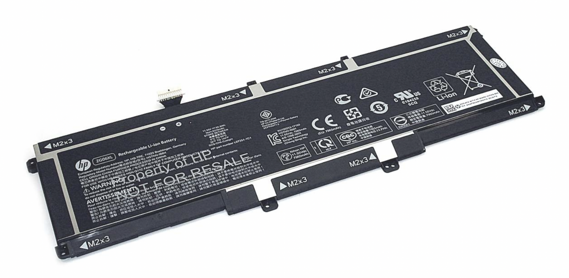 Аккумулятор HP Elitebook 1050 G1 4QY37EA 11.55V, 7965mAh, Original