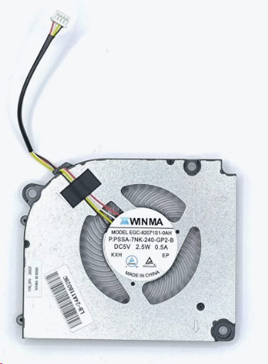 Вентилятор (кулер) для ноутбука Clevo, Hasee, Ardor, Machenike EGC-82071S1-0AH GPU