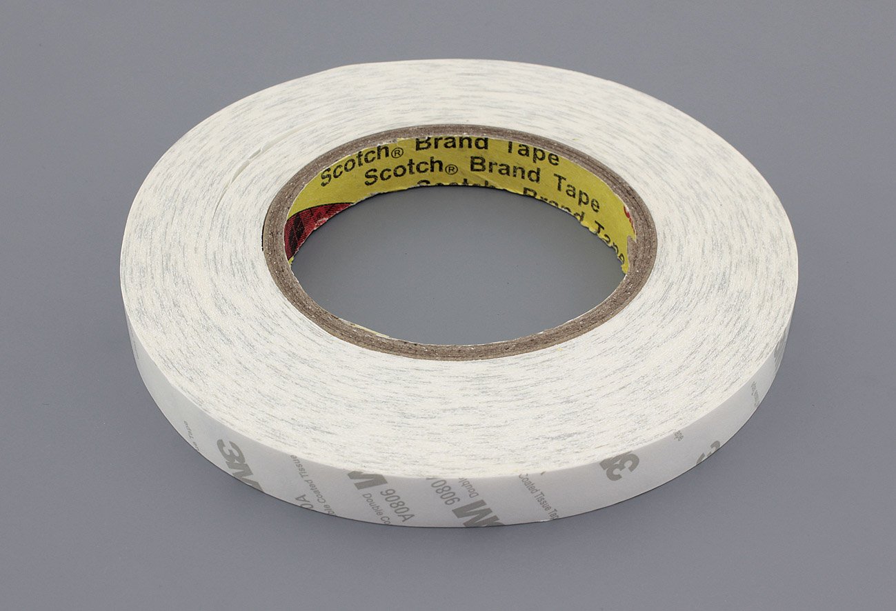 Скотч двусторонний 3M 9080a 15 мм, 55 м