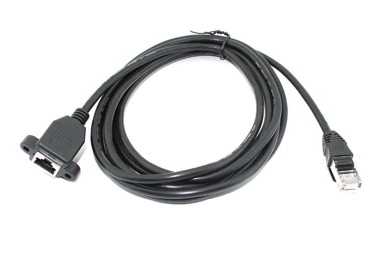 Удлинитель RJ45 папа-мама для монтажа на корпу 3 м
