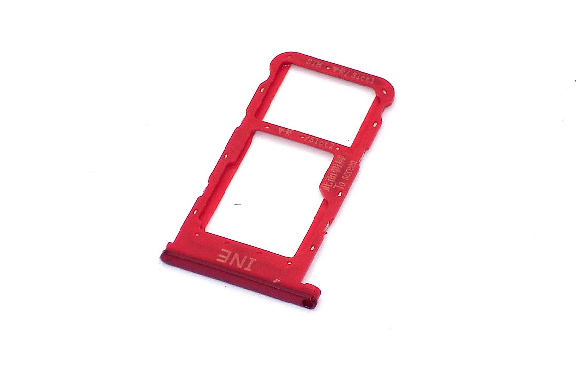 Лоток для SIM-карты Huawei Nova 3i красный