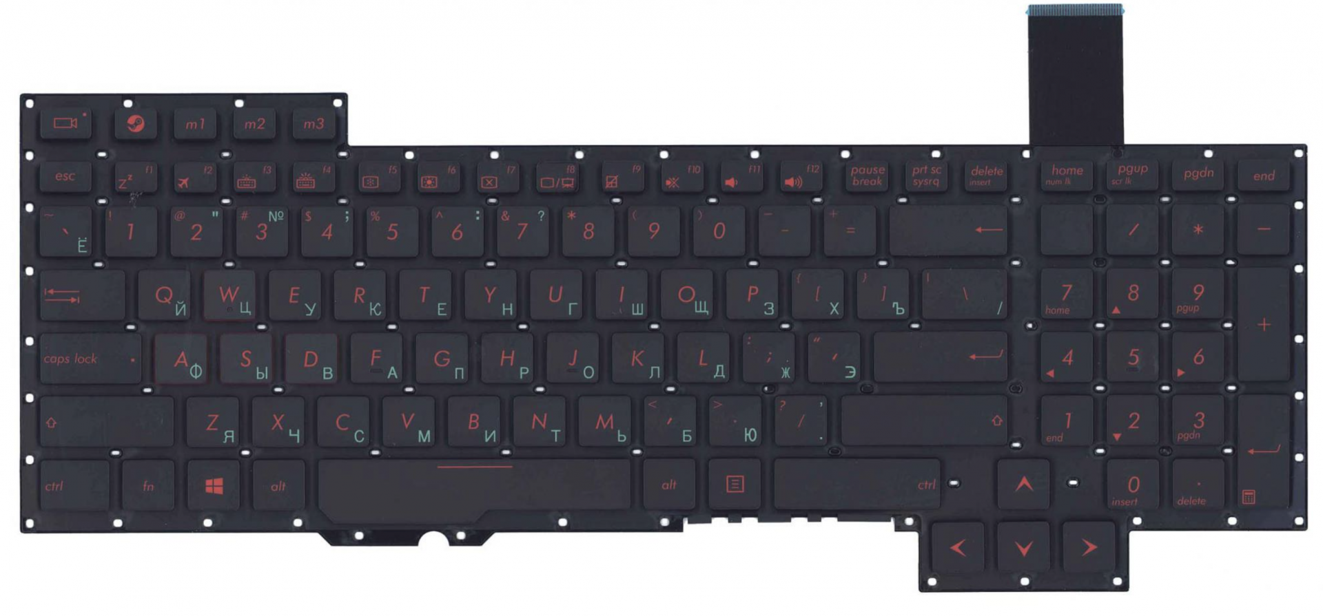 Клавиатура Asus ROG G751 с подсветкой, OEM