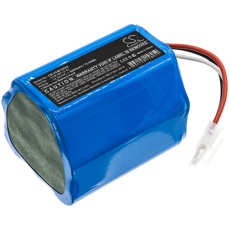 Аккумулятор CS-YCM720VX для пылесоса iClebo Omega, O5, YCR-M07-20W 14.52v 5200mAh / 75.50Wh