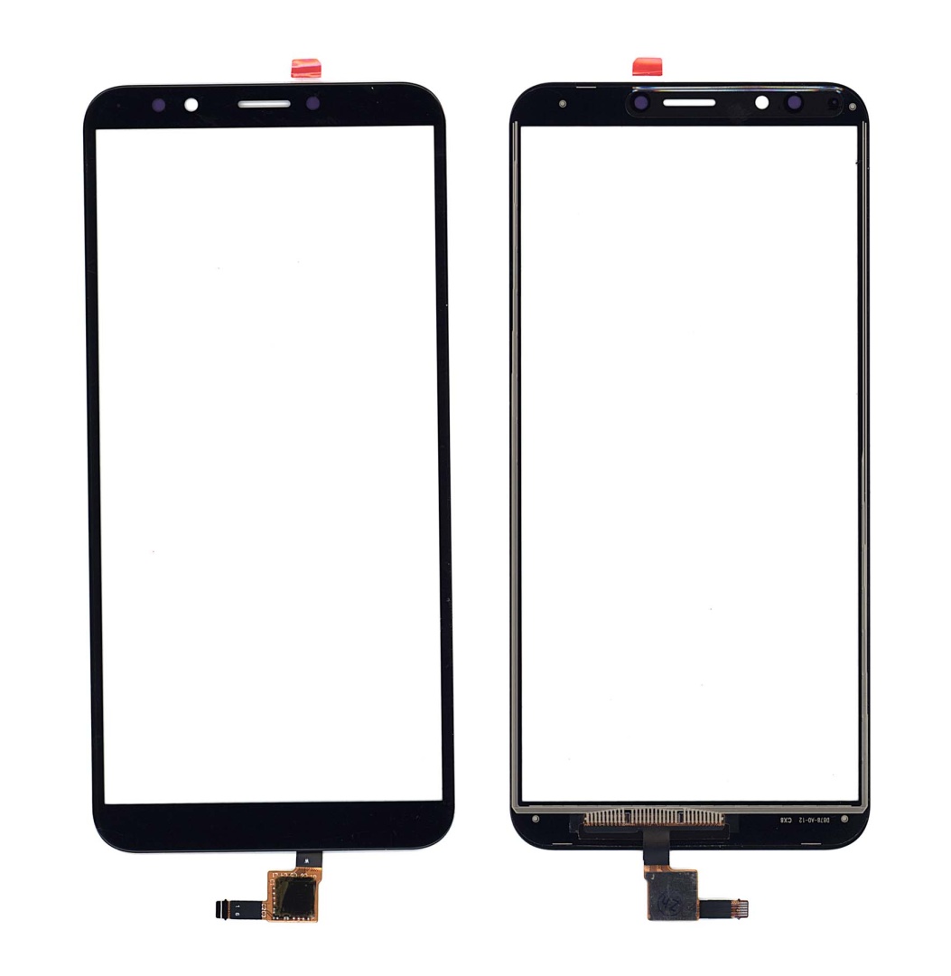 Сенсорное стекло (тачскрин) для Huawei Honor 7C pro черное